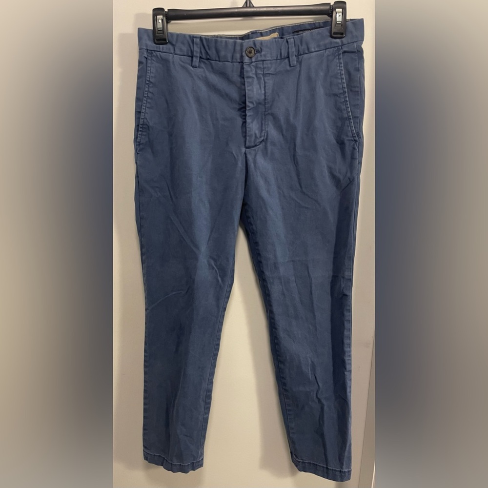 Banana Republic Blue Lived-In Chinos Skinny Fit